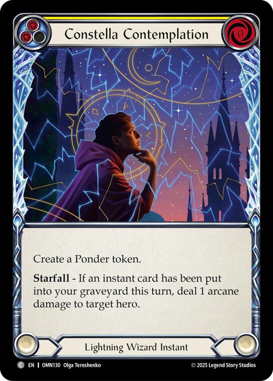 Constella Contemplation (Yellow) [OMN130] (Omens of the Third Age) | Chromatic Games