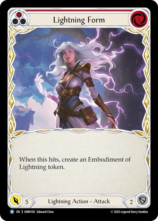 Lightning Form (Red) [OMN150] (Omens of the Third Age) | Chromatic Games