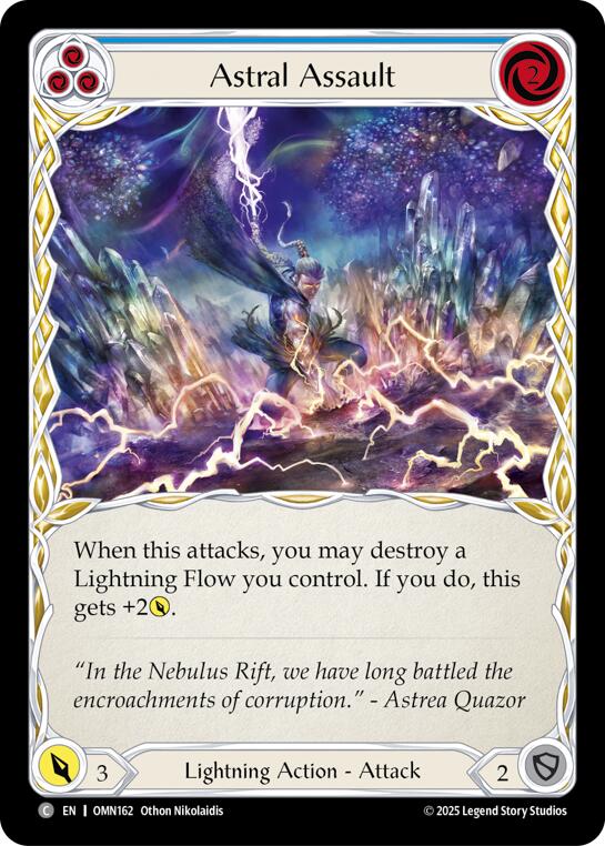 Astral Assault (Blue) [OMN162] (Omens of the Third Age) | Chromatic Games