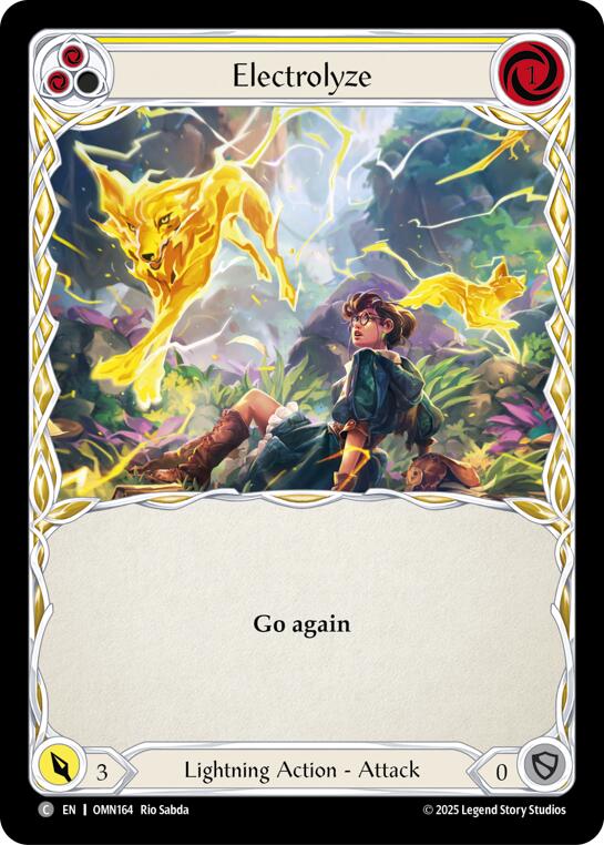 Electrolyze (Yellow) [OMN164] (Omens of the Third Age) | Chromatic Games