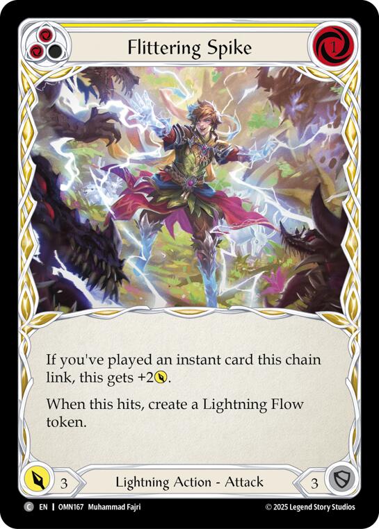 Flittering Spike (Yellow) [OMN167] (Omens of the Third Age) | Chromatic Games