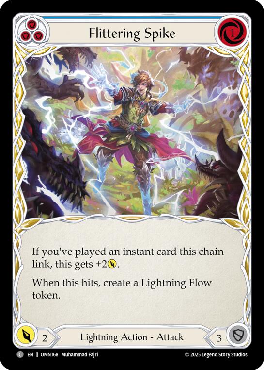Flittering Spike (Blue) [OMN168] (Omens of the Third Age) | Chromatic Games