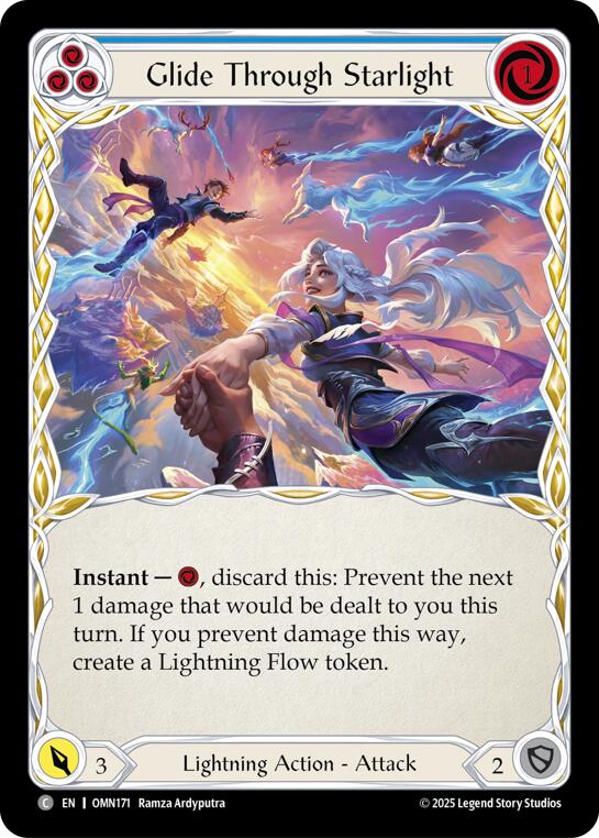 Glide Through Starlight (Blue) [OMN171] (Omens of the Third Age) | Chromatic Games