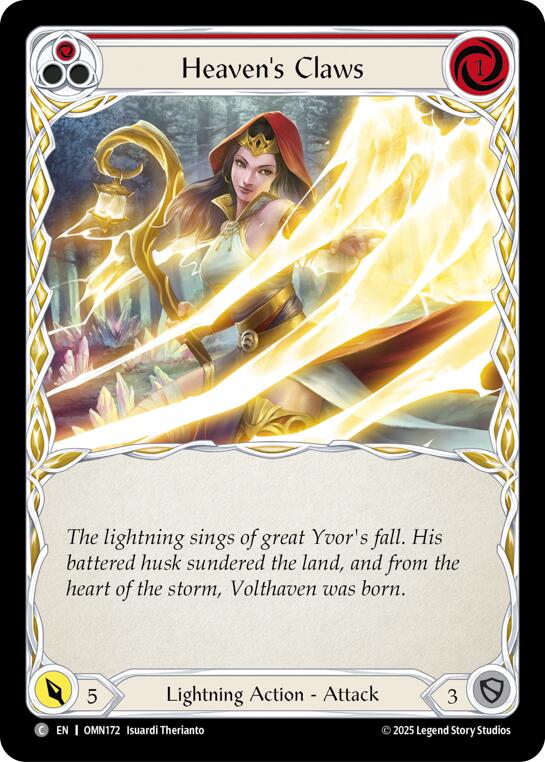 Heavens Claws (Red) [OMN172] (Omens of the Third Age) | Chromatic Games