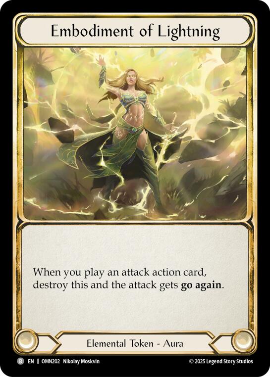 Embodiment Of Lightning [OMN202] (Omens of the Third Age) | Chromatic Games