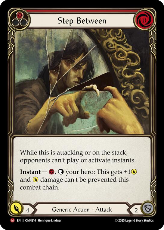 Step Between (Red) [OMN214] (Omens of the Third Age)  Rainbow Foil | Chromatic Games