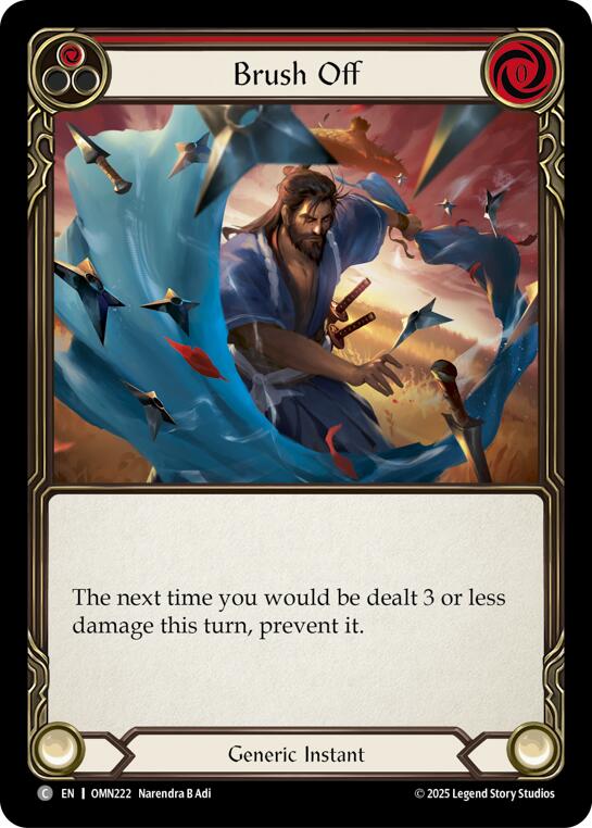 Brush Off (Red) [OMN222] (Omens of the Third Age) | Chromatic Games