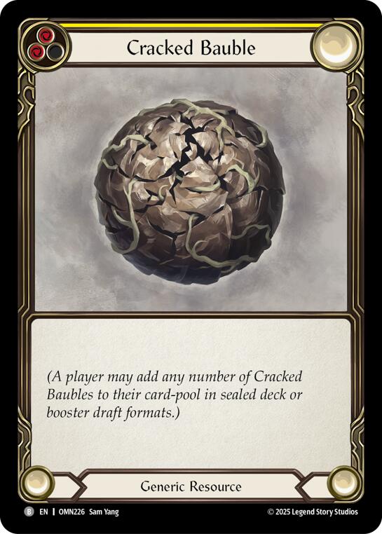Cracked Bauble (Yellow) [OMN226] (Omens of the Third Age) | Chromatic Games
