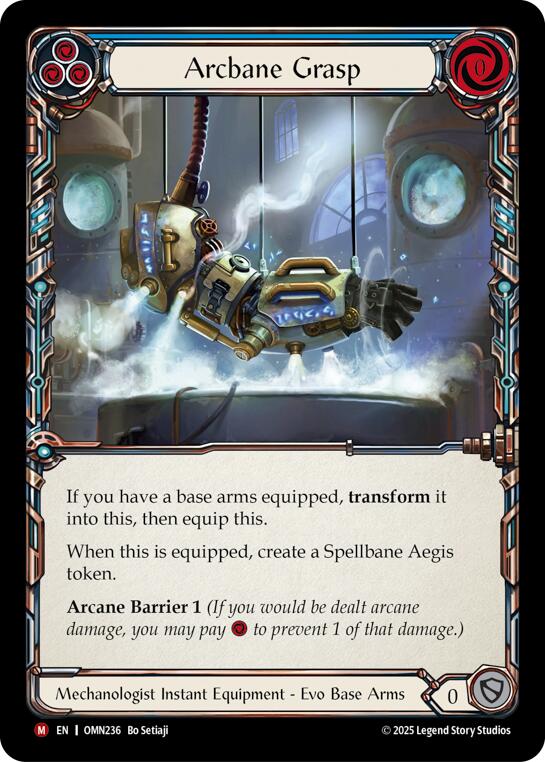 Arcbane Grasp (Blue) [OMN236] (Omens of the Third Age) | Chromatic Games