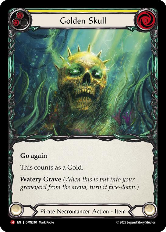 Golden Skull (Yellow) [OMN240] (Omens of the Third Age) | Chromatic Games