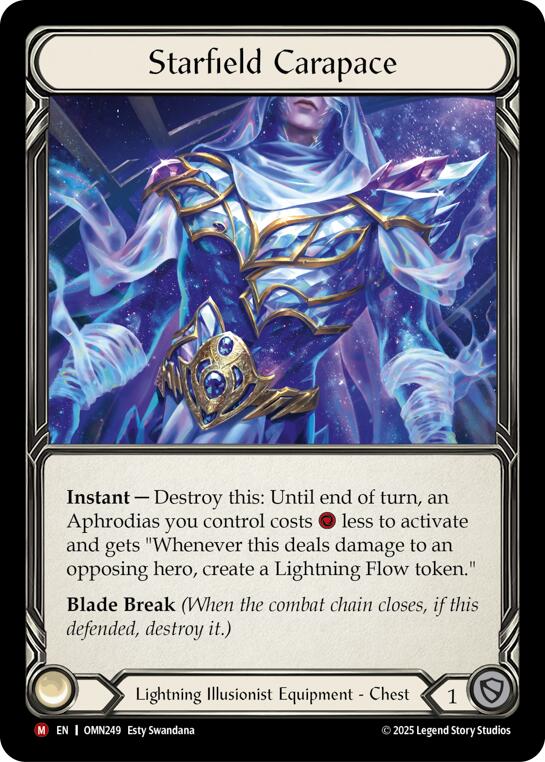 Starfield Carapace [OMN249] (Omens of the Third Age)  Cold Foil | Chromatic Games