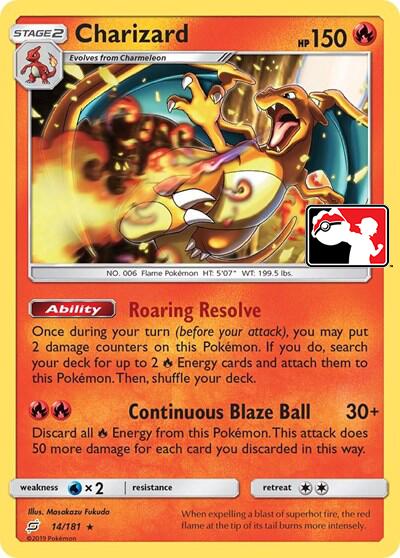 Charizard (14/181) (Library Exclusive) [Sun & Moon: Team Up] | Chromatic Games