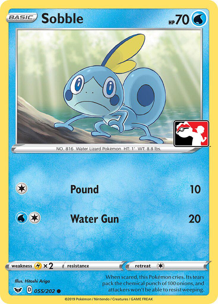 Sobble (055/202) (Library Exclusive) [Sword & Shield: Base Set] | Chromatic Games