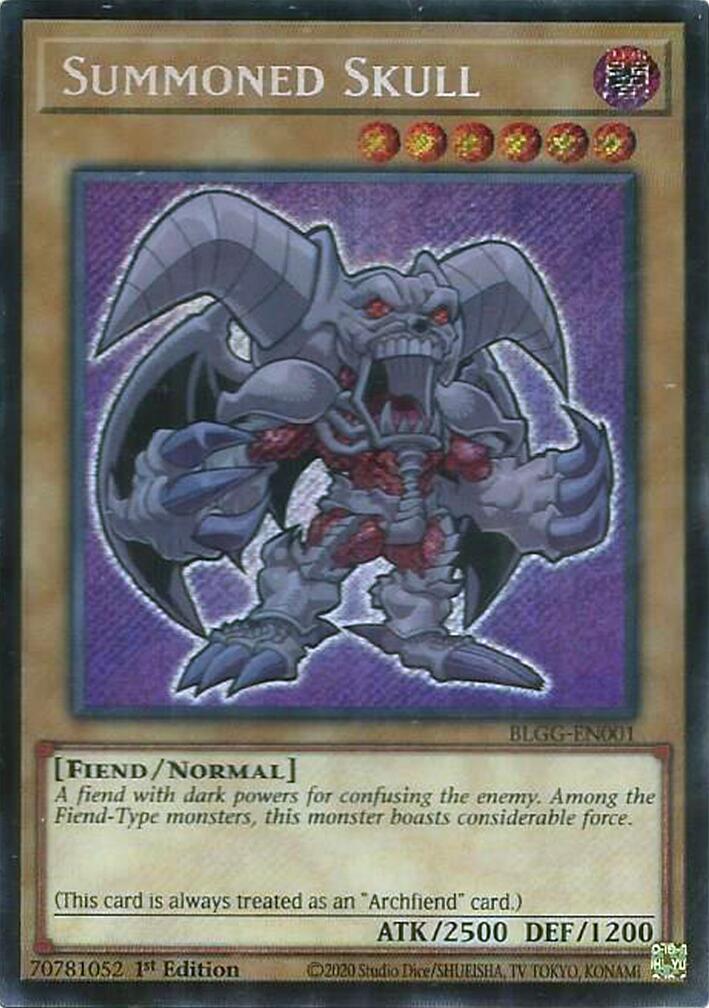 Summoned Skull [BLGG-EN001] Secret Rare | Chromatic Games