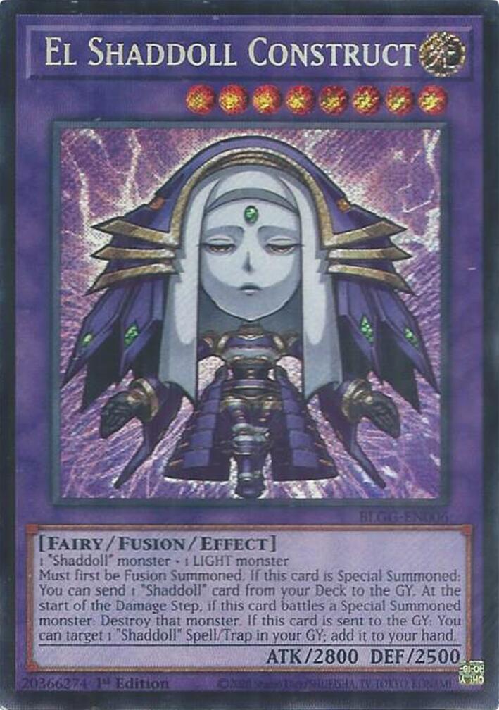El Shaddoll Construct [BLGG-EN006] Secret Rare | Chromatic Games
