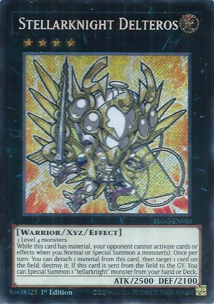 Stellarknight Delteros [BLGG-EN010] Secret Rare | Chromatic Games