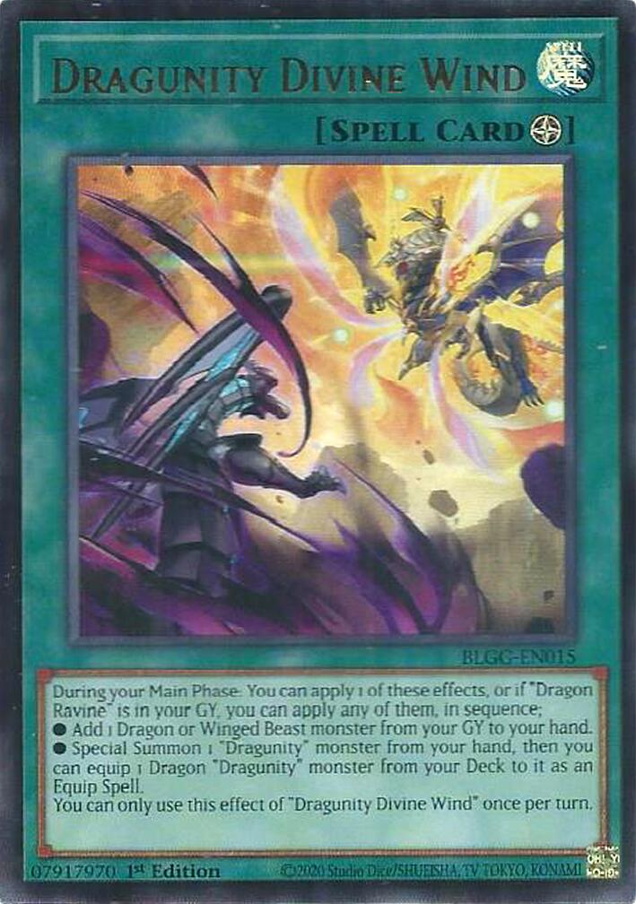 Dragunity Divine Wind [BLGG-EN015] Ultra Rare | Chromatic Games