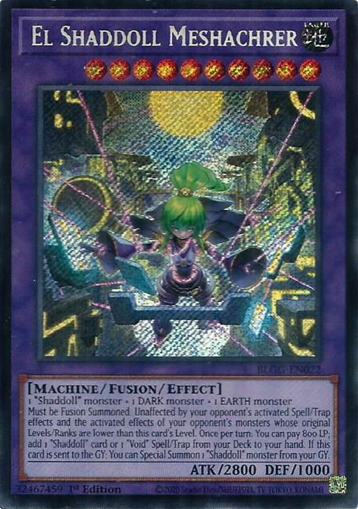 El Shaddoll Meshachrer [BLGG-EN022] Secret Rare | Chromatic Games