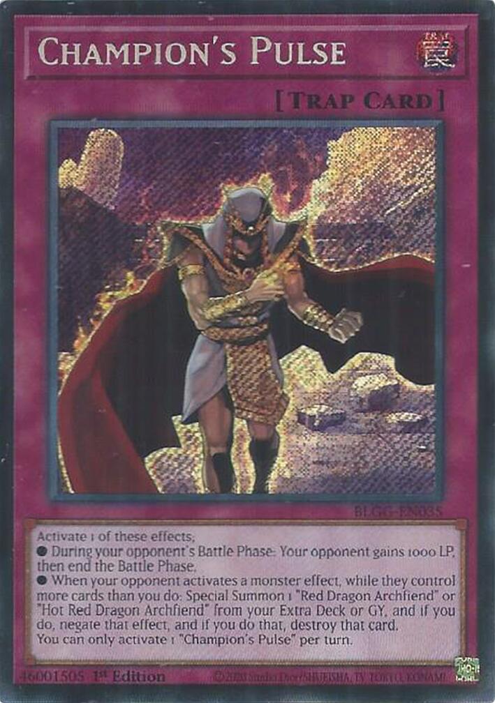 Champion's Pulse [BLGG-EN035] Secret Rare | Chromatic Games