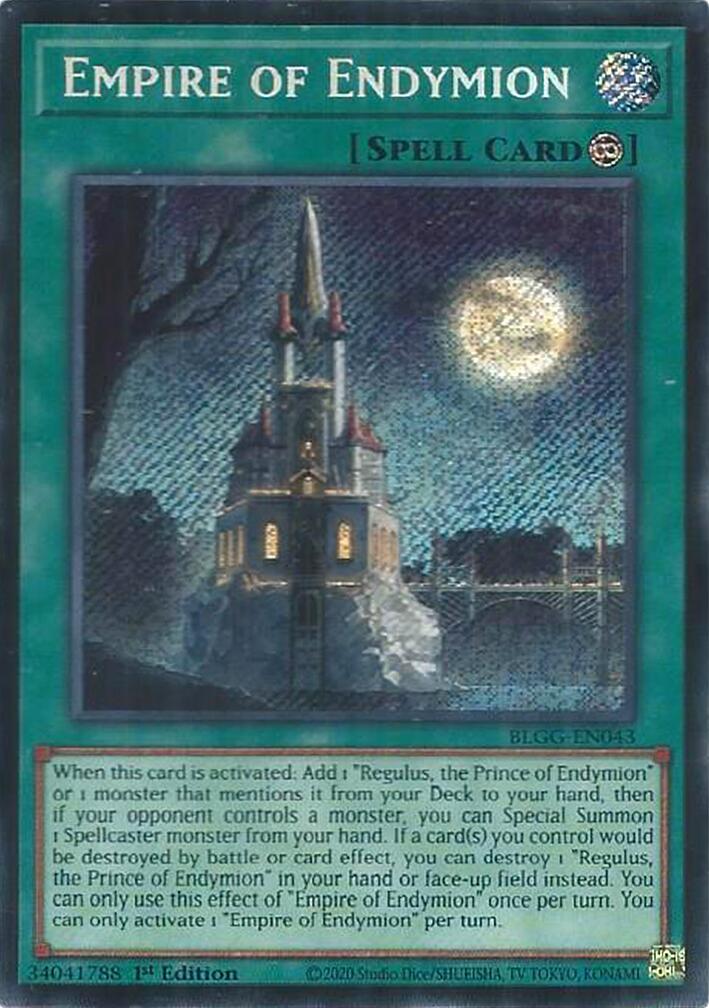 Empire of Endymion [BLGG-EN043] Secret Rare | Chromatic Games