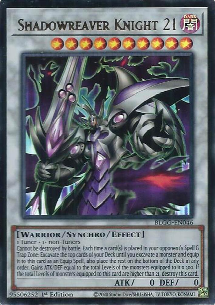 Shadowreaver Knight 21 [BLGG-EN046] Ultra Rare | Chromatic Games