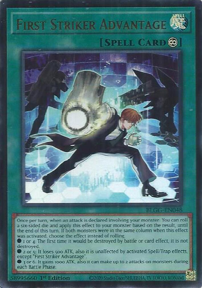 First Striker Advantage [BLGG-EN048] Ultra Rare | Chromatic Games