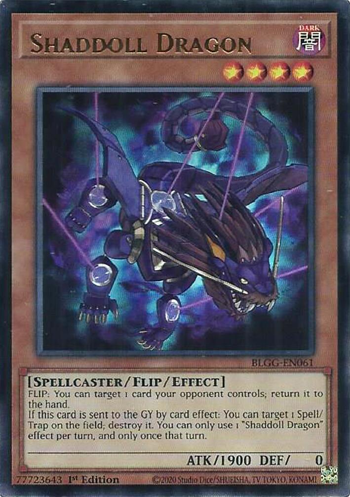 Shaddoll Dragon [BLGG-EN061] Ultra Rare | Chromatic Games