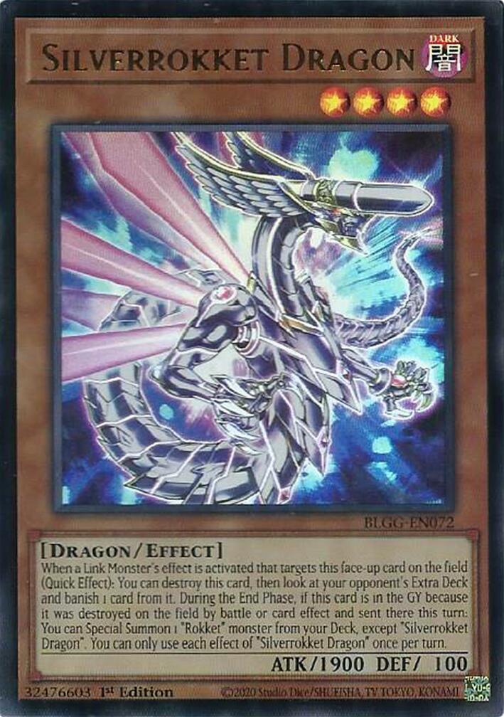 Silverrokket Dragon [BLGG-EN072] Ultra Rare | Chromatic Games