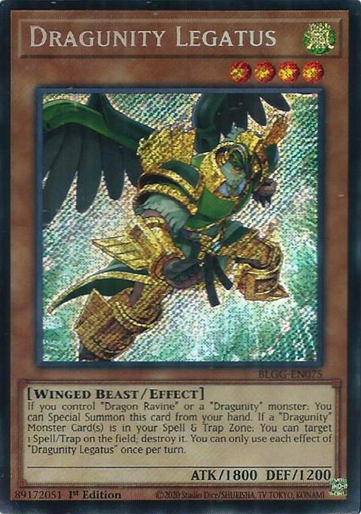 Dragunity Legatus [BLGG-EN075] Secret Rare | Chromatic Games