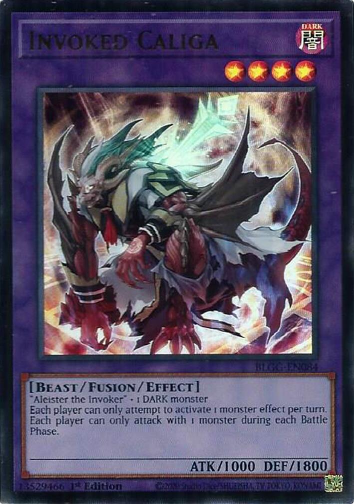 Invoked Caliga [BLGG-EN084] Ultra Rare | Chromatic Games