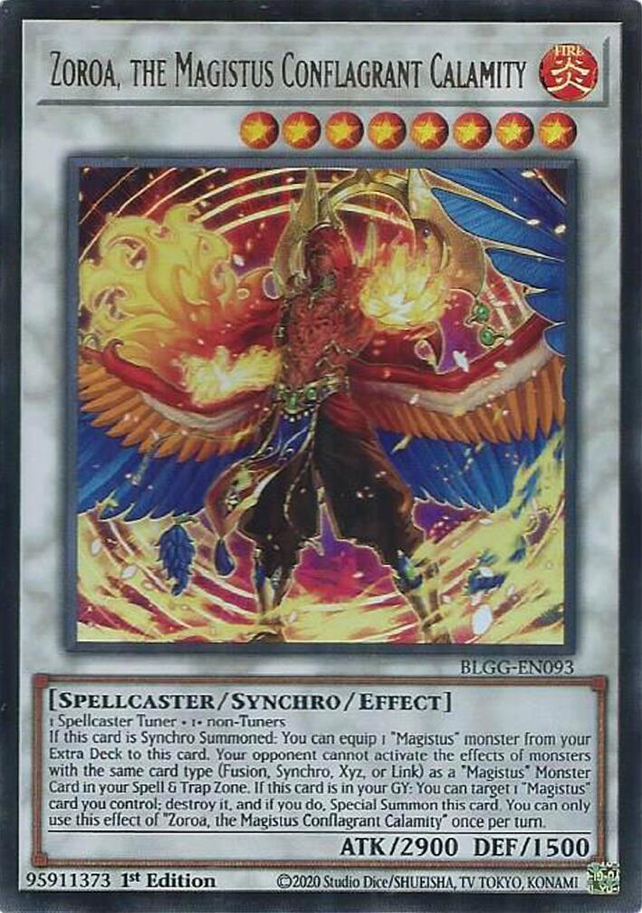 Zoroa, the Magistus Conflagrant Calamity [BLGG-EN093] Ultra Rare | Chromatic Games