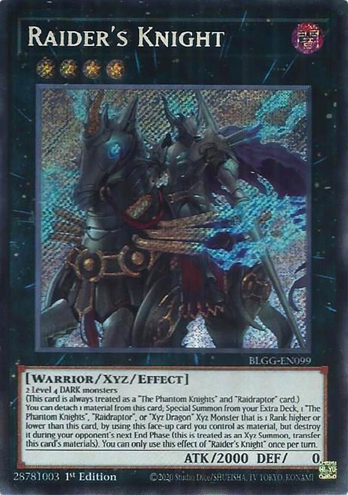Raider's Knight [BLGG-EN099] Secret Rare | Chromatic Games