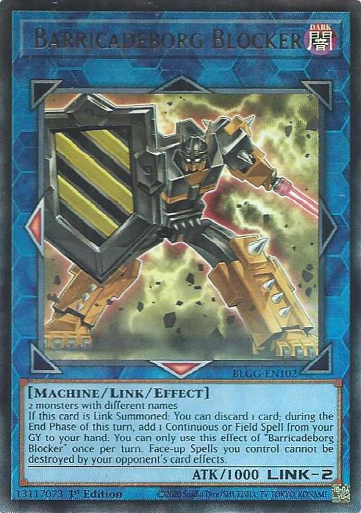 Barricadeborg Blocker [BLGG-EN102] Ultra Rare | Chromatic Games
