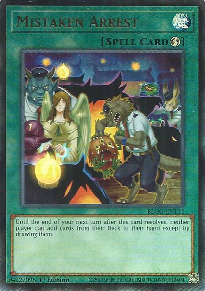 Mistaken Arrest [BLGG-EN114] Ultra Rare | Chromatic Games