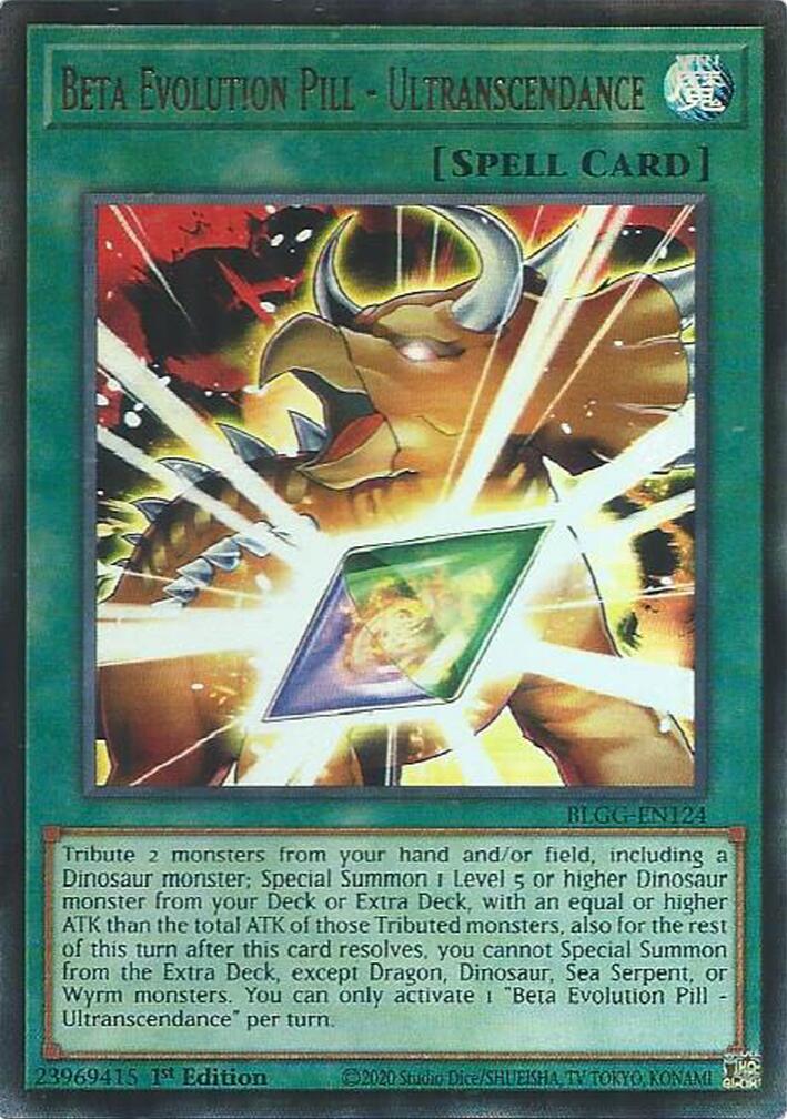 Beta Evolution Pill - Ultranscendance [BLGG-EN124] Ultra Rare | Chromatic Games