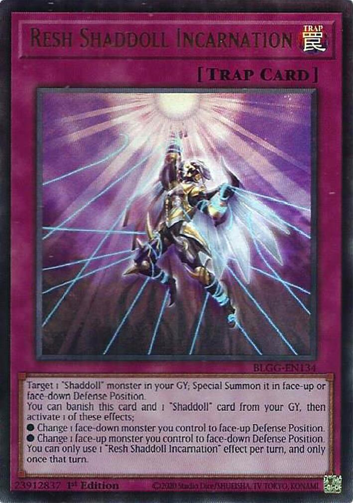 Resh Shaddoll Incarnation [BLGG-EN134] Ultra Rare | Chromatic Games