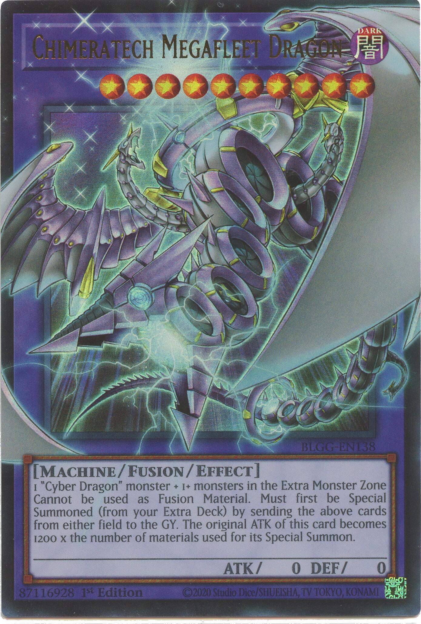 Chimeratech Megafleet Dragon [BLGG-EN138] Ultra Rare | Chromatic Games