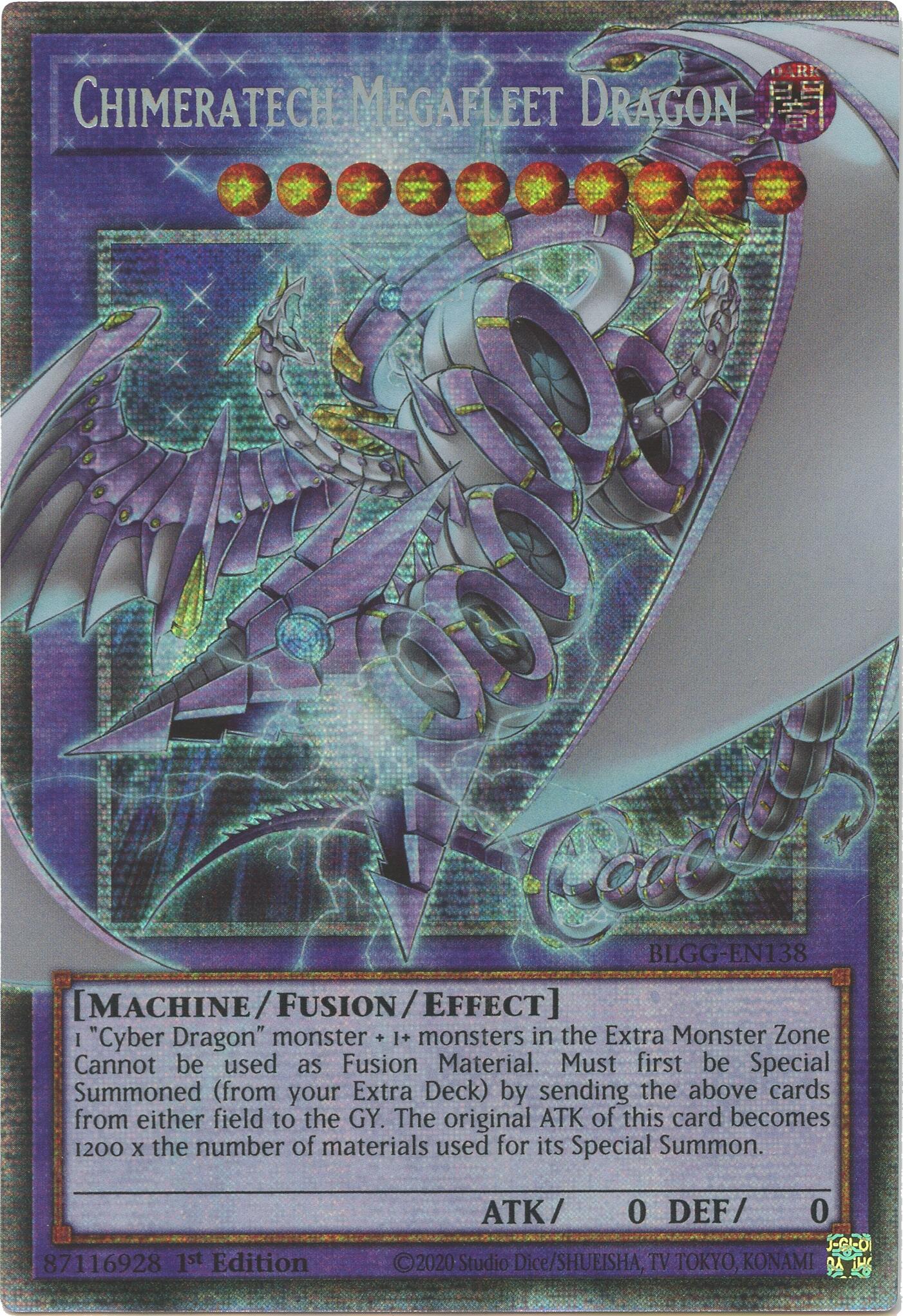 Chimeratech Megafleet Dragon (Starlight Rare) [BLGG-EN138] Starlight Rare | Chromatic Games
