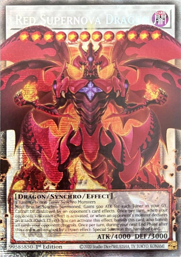 Red Supernova Dragon (Starlight Rare) [BLGG-EN139] Starlight Rare | Chromatic Games