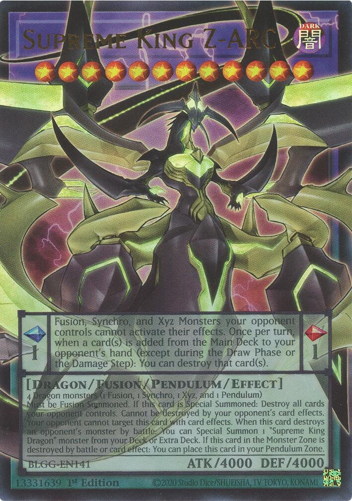 Supreme King Z-ARC [BLGG-EN141] Ultra Rare | Chromatic Games