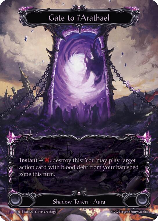 Gate to i'Arathael (Marvel) [IAR222-MV] (Omens of the Third Age)  Cold Foil | Chromatic Games