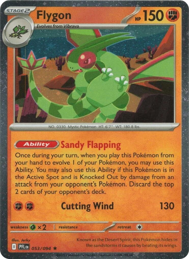 Flygon (053/094) (Cosmos Holo) [Mega Evolution: Phantasmal Flames] | Chromatic Games