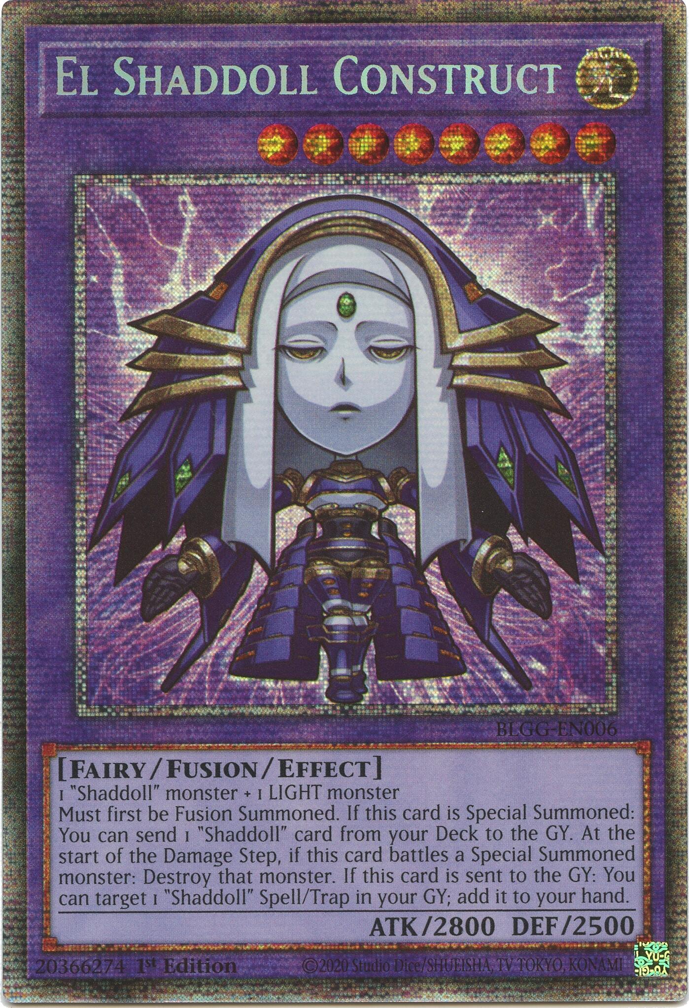 El Shaddoll Construct (Starlight Rare) [BLGG-EN006] Starlight Rare | Chromatic Games