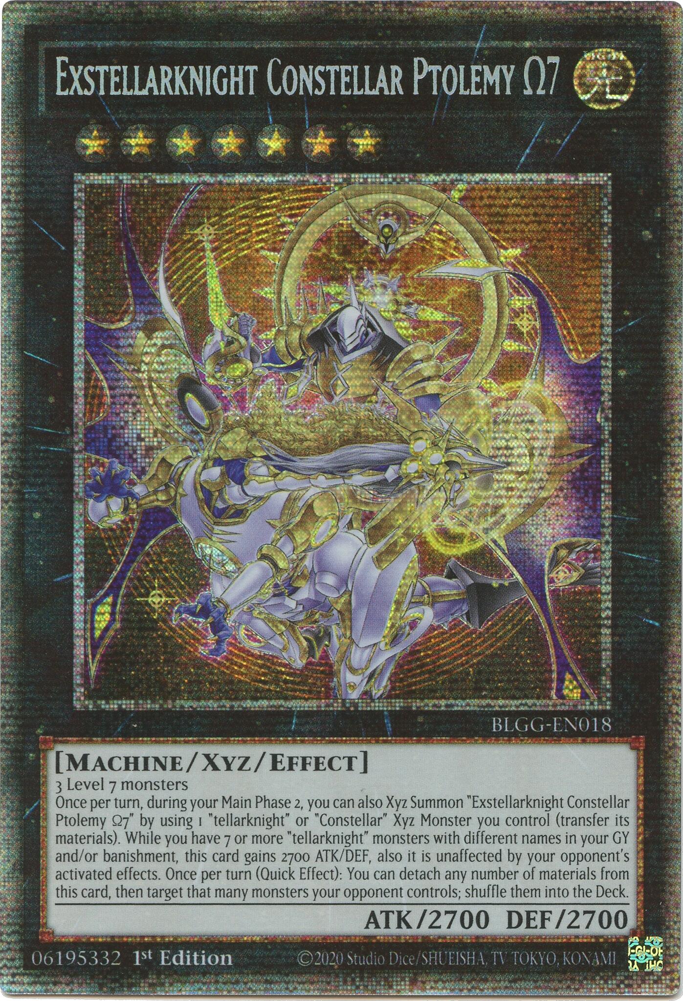 Exstellarknight Constellar Ptolemy Omega 7 (Starlight Rare) [BLGG-EN018] Starlight Rare | Chromatic Games