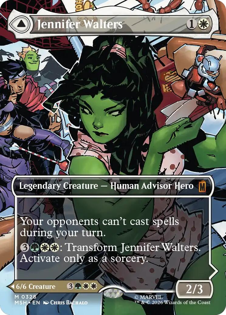 Jennifer Walters // The Sensational She-Hulk (Borderless) (0328) [Marvel Super Heroes] | Chromatic Games