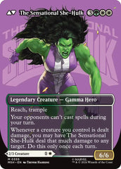 Jennifer Walters // The Sensational She-Hulk (Borderless) (0355) [Marvel Super Heroes] | Chromatic Games