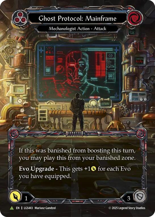 Ghost Protocol: Mainframe (Marvel) [LGS443] (Promo)  Cold Foil | Chromatic Games