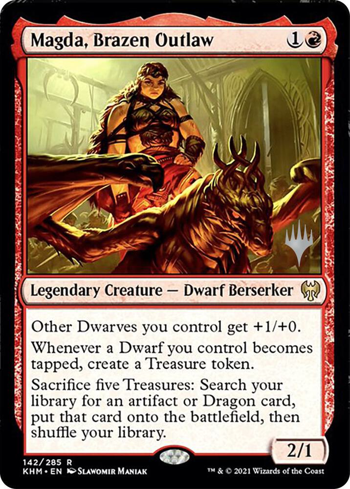 Magda Brazen Outlaw 142 (Promo Pack: Kaldheim)  | Chromatic Games