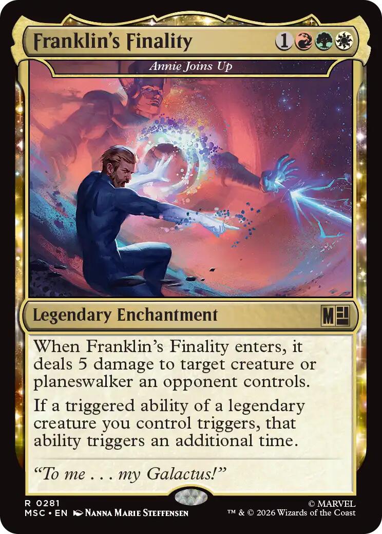 Franklin's Finality - Annie Joins Up (Surge Foil) [Marvel Super Heroes Commander] | Chromatic Games