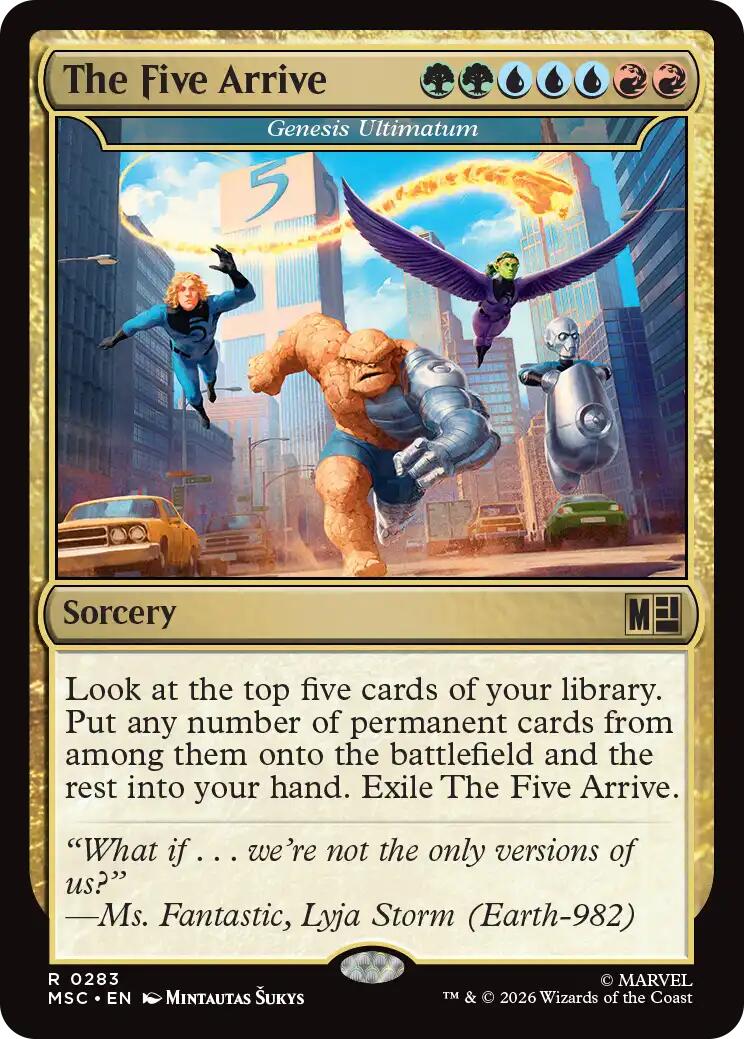 The Five Arrive - Genesis Ultimatum [Marvel Super Heroes Commander] | Chromatic Games